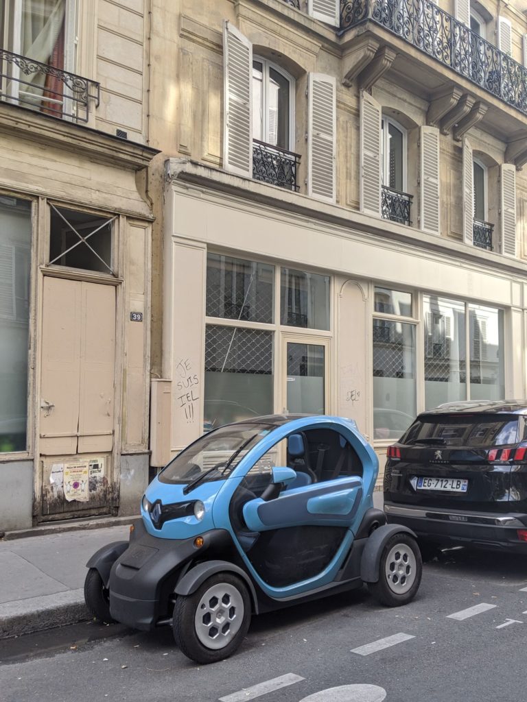 Paris Cars Renault Twizy